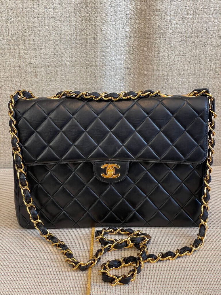 100 Original Chanel Vintage Jumbo Flap bag series 6 Preloved